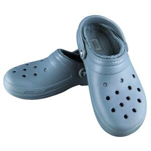 Crocs Classic Men Slip-On Slipper Size‎ 8 Medium Gray Synthetic Slip On